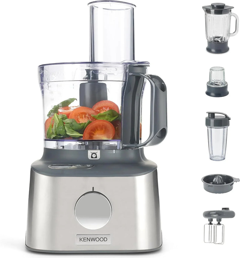 Multifunctional compact food processor, with built-in scale, equipped with 11 accessories, designed small yet powerful. I0