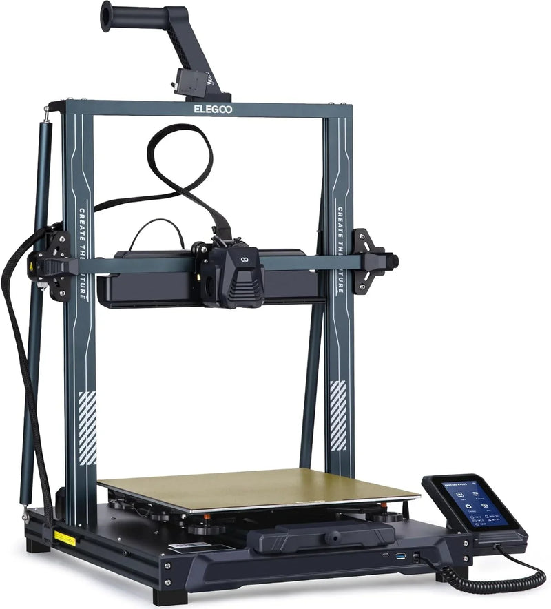 Printer with Auto Bed Leveling, Dual-Gear Direct Extruder, Dual Lead Screw Drive, Removable Capacitive Screen, 8.85x8.85x11in Large Printing Size X7