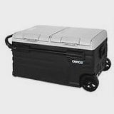 Camco CAM-750 75-Liter Portable Compact Fridge/Freezer | Features Bluetooth Capable Remote Access 2 Compartments w/Dual Zone Cooling | Adjusts...
