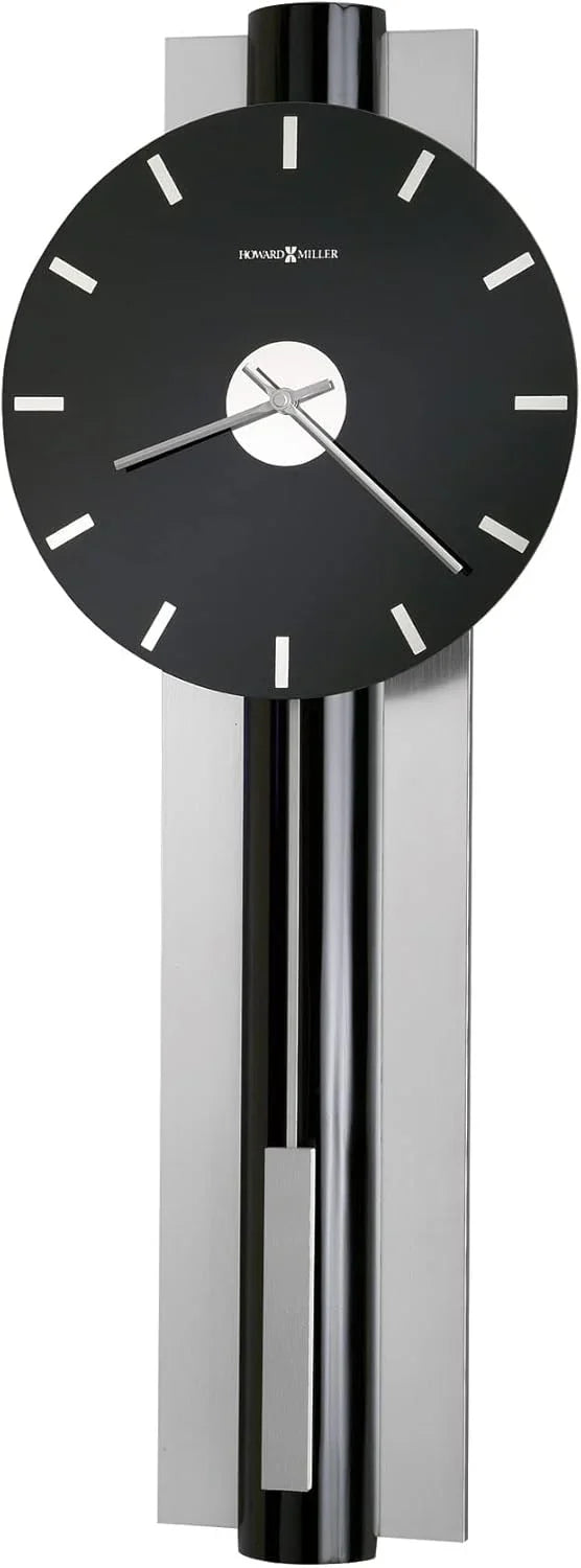 Wall-mounted clock, quartz movement, battery-powered, pointer-style analog display, rectangular pendulum, decorative sturdy frame, nickel-plated surface, wall-mounted installation, perfect home decoration alarm clock L6