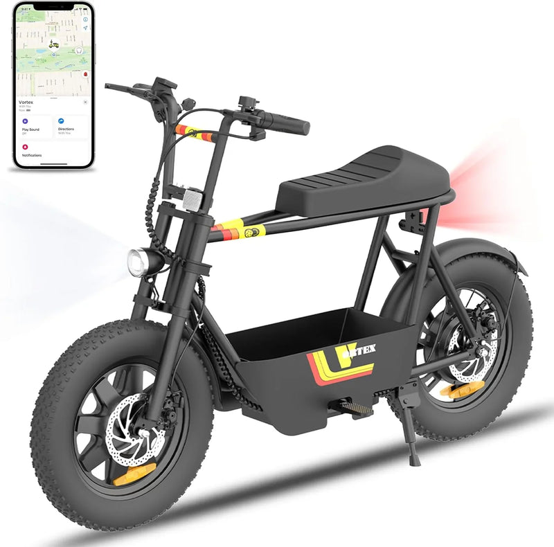 Safe electric scooter | Maximum power 470 watts motor | 16 3-inch wear-resistant rubber tires | Maximum speed up to 32 kilometers per hour, range up to 28 kilometers | Classic style leisure electric scooter, equipped with large storage space F3