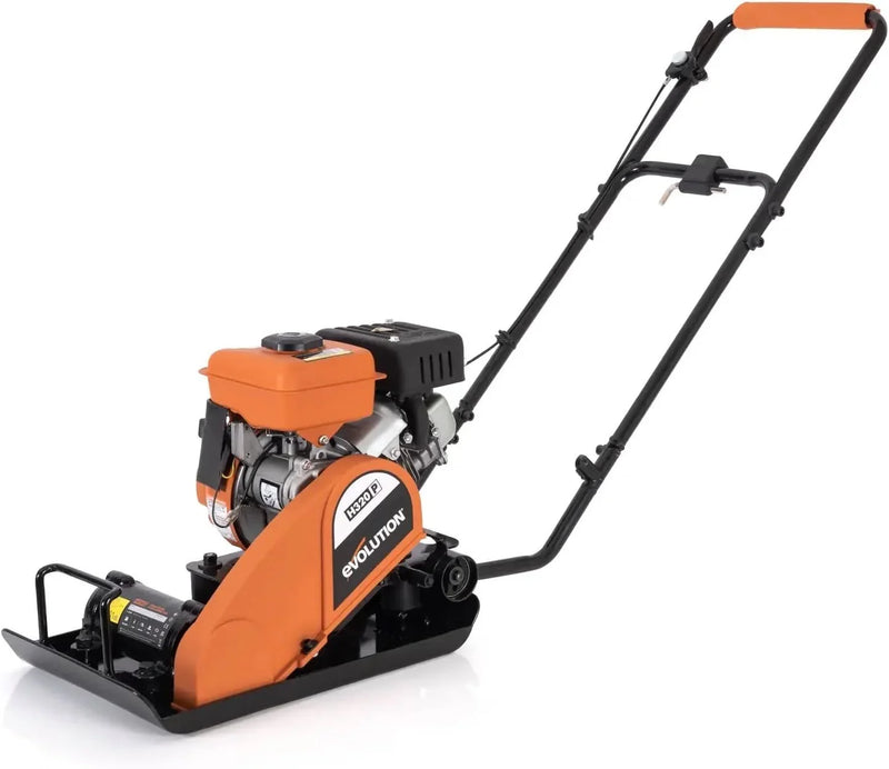 Electric Compactor Plate - Ideal For Levelling Pavement, Artificial Turf Ground Preparation, Patio, Blockwork, Sand, Soil & More V4