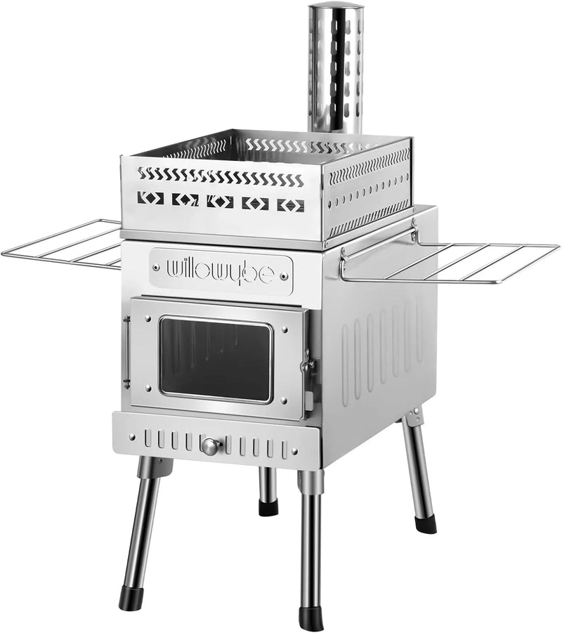 Outdoor sauna hot water tent stove, rocket-type heater, portable camping wood stove, cooking equipment for dry sauna, cooking tools suitable for husbands and friends O7