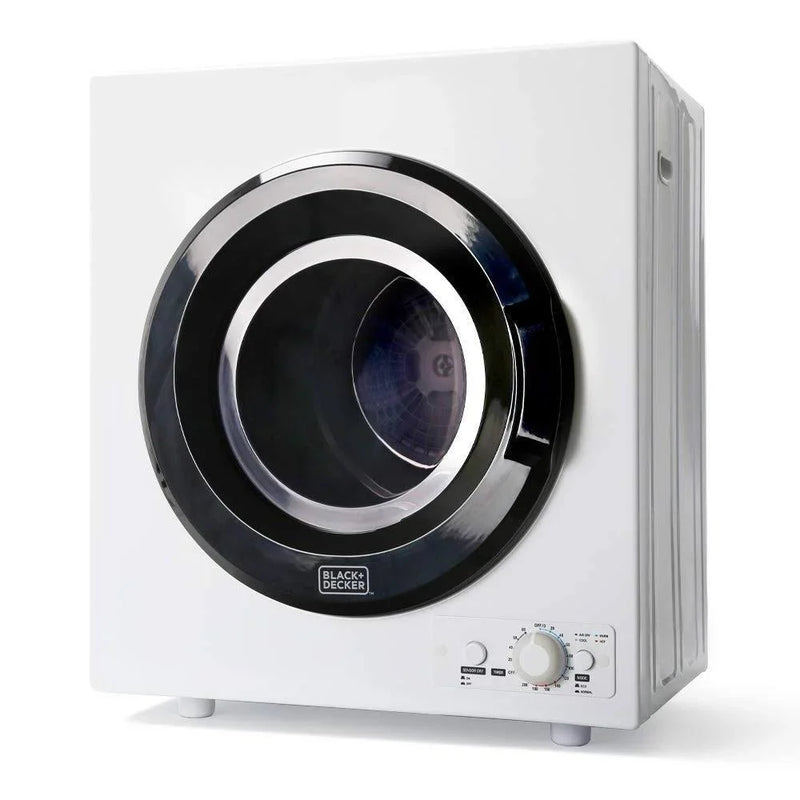Black decker 3.5 Cu. ft. Portable Dryer – White Black E8