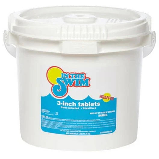 IN THE SWIM – 3 INCH CHLORINE TABLETS – 25 LBS I7