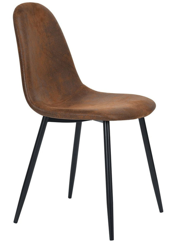 39F Charlton Suede Dining Chair, Brown I7