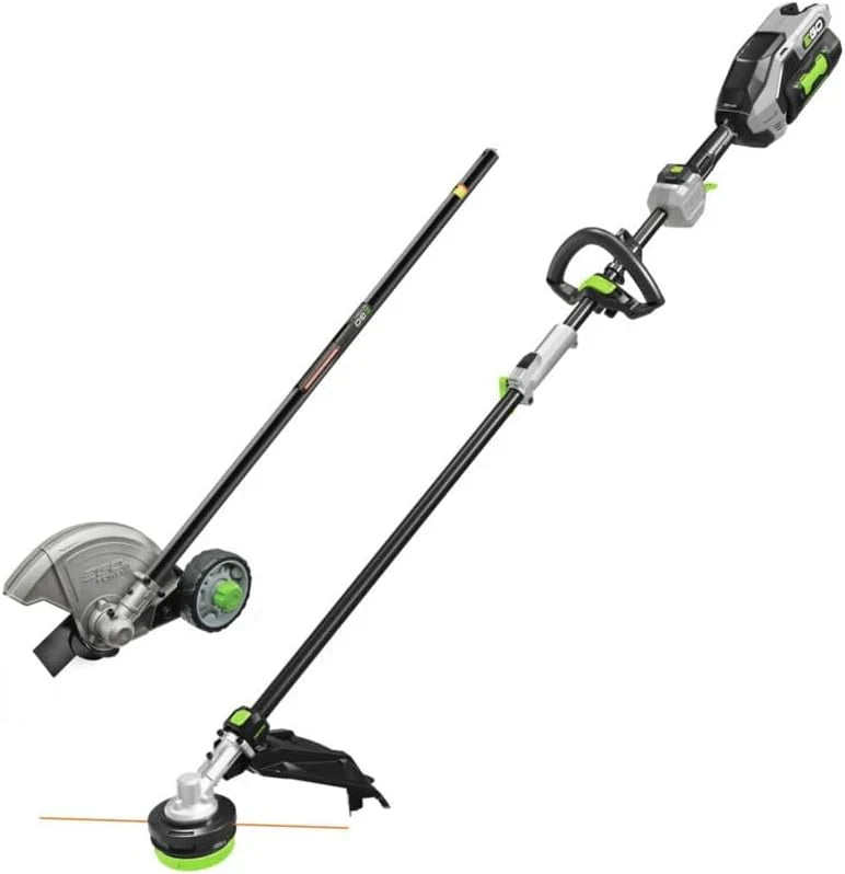 Multi-Head Combo Kit 16-Inch 56-Volt Carbon Fiber String Trimmer with POWERLOAD™ & 8-Inch Carbon Fiber Edger Attachment & 56-Volt Power Head, 4.0Ah Battery and 320W Charger Included Z7