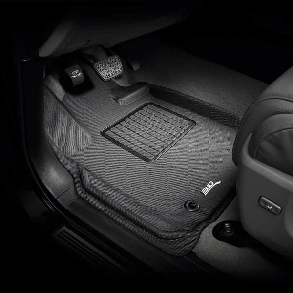 3D MAXpider Mat Custom-fit All-weather Car Mats; Row 1 and 2 Only P8