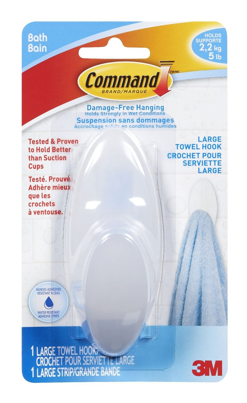 3M Command Large Bathroom Hook Y6