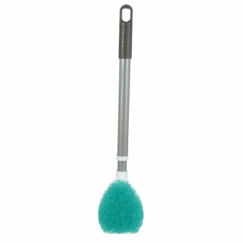 3M Scotch-Brite Non-Scratch Shower & Bath Scrubber/Scrub Brush with Extendable Handle C6