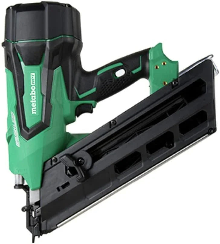 18-volt cordless frame nail gun | Only tool - No batteries | Brushless motor | 2-inch to 3-1/2-inch cut-and-offset circular paper tape nails | 30° magazine | Lifetime tool warranty D9