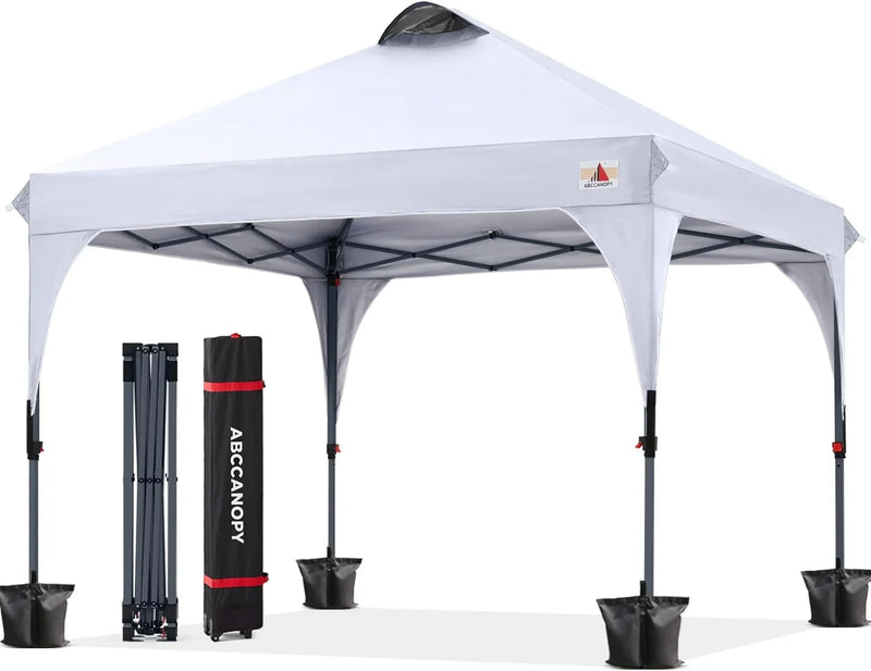 Outdoor retractable sunshade tent (10x10) camping sun shelter series, grey version R4