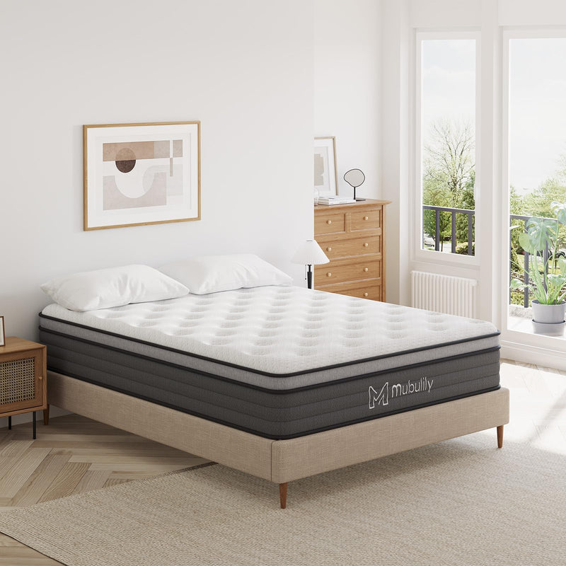10 Inch Hybrid Mattress in a Box with Gel Memory Foam O9