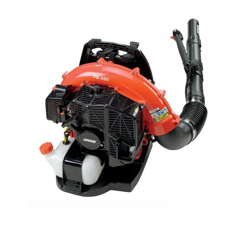 ECHO PB-580T 58.2cc Gas Backpack Leaf Blower, 216 MPH, 517 CFM, 2-Stroke Engine, Tube Throttle F3