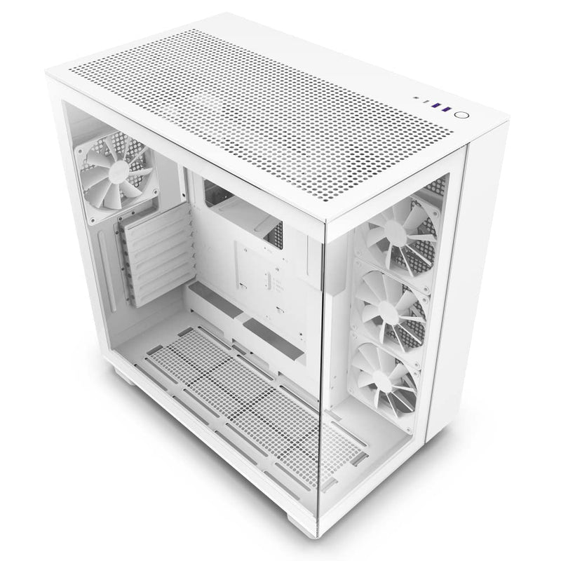 H9 Flow Dual-Chamber ATX Mid-Tower PC Gaming Case B6