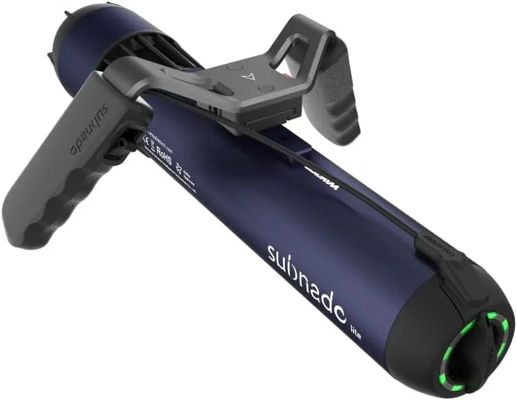 Underwater Scooter Lite, Water Sports Diving Scooter with Removable Handle, Compact and Portable Water Scooter for Adults&Kids, Scuba Diving Snorkeling Sea Scooter Multiple Uses, Blue U4
