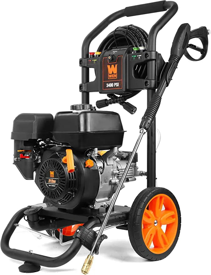 Gas Pressure Washer, 3400 PSI, 2.7 GPM, 212cc Engine, CARB Compliant B4