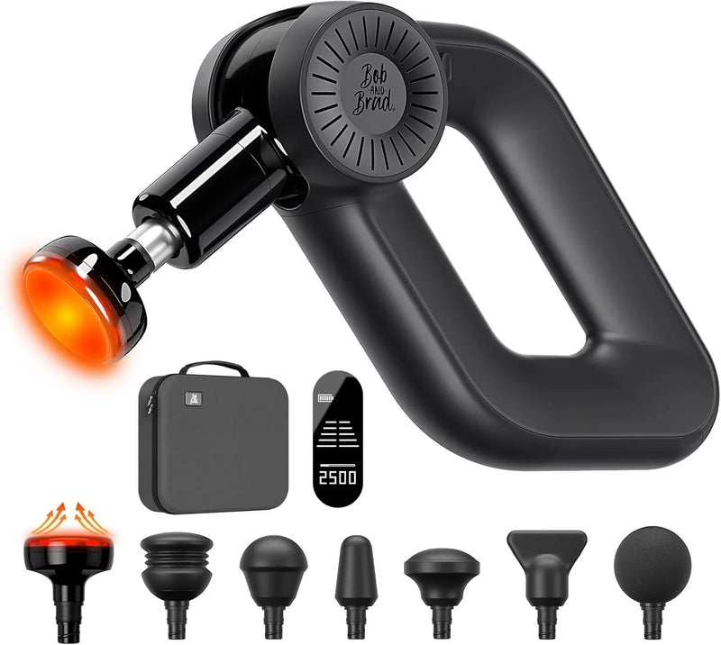Professional massage gun - deep tissue impact massage, 16mm amplitude, suitable for professional muscle massager for athletes, can relieve pain, quiet electric back massager, as a gift for him U9