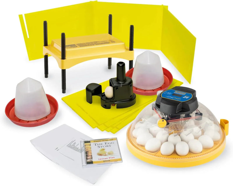 A 24-position automatic egg incubator with constant temperature control function, suitable for hatching 24 eggs, duck eggs or other egg types. It offers the best flexibility and can be used with eggs of different sizes. E6