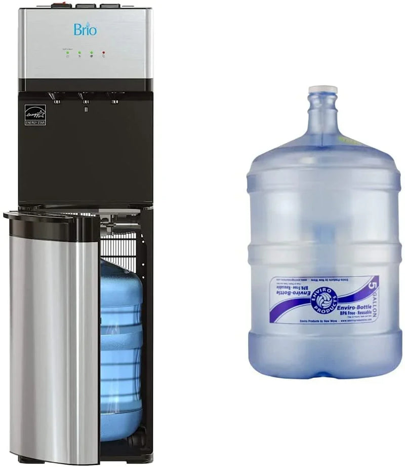 Brio Self Cleaning Bottom Loading Water Cooler Water Dispenser 3 Temperature Settings M0