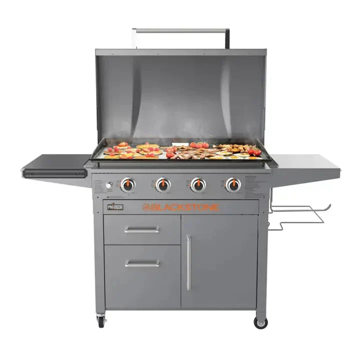 Blackstone ProSeries 4-Burner 36" Griddle Cooking Station with Hood T0