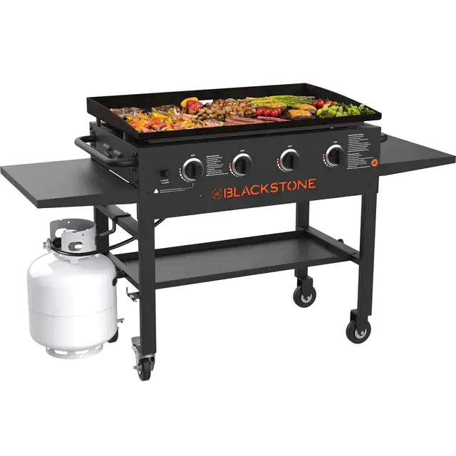 Blackstone 4-Burner 36" Griddle Cooking Station with Side Shelves U5