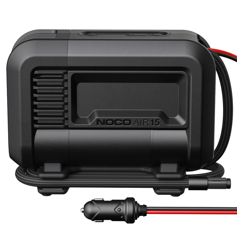 UltraFast 15A Tire Inflator, 12V Portable Air Compressor Pump, Rated at 80 PSI, Inflates Tires from 0-40 PSI in 2.9 Minutes with a Digital Gauge, Smart Pressure and Auto-Shutoff J2