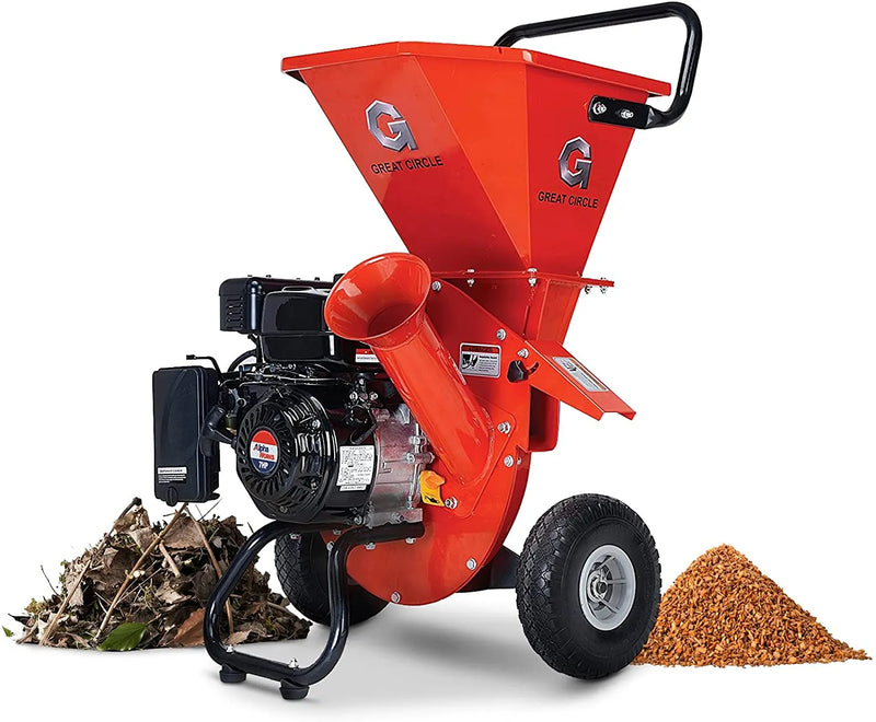 Wood Chipper Shredder Mulcher Heavy Duty Gas Powered K1