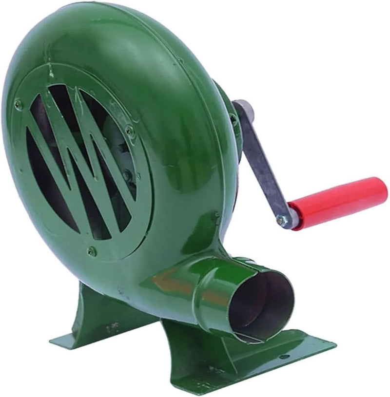 Blower Popcorn Fan, Manual BBQ Forge Air Blower with Hand Crank for Camping Picnic Outdoor - 80W-350W(150W) C2