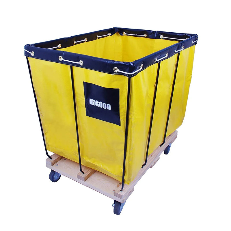Basket Trucks,Service Carts Yellow 8 Bushel Knock Down Truck,Carts, 10.0 cu. ft, 400 lb, 34" L X 22" W X 30.5" H Capacity M1