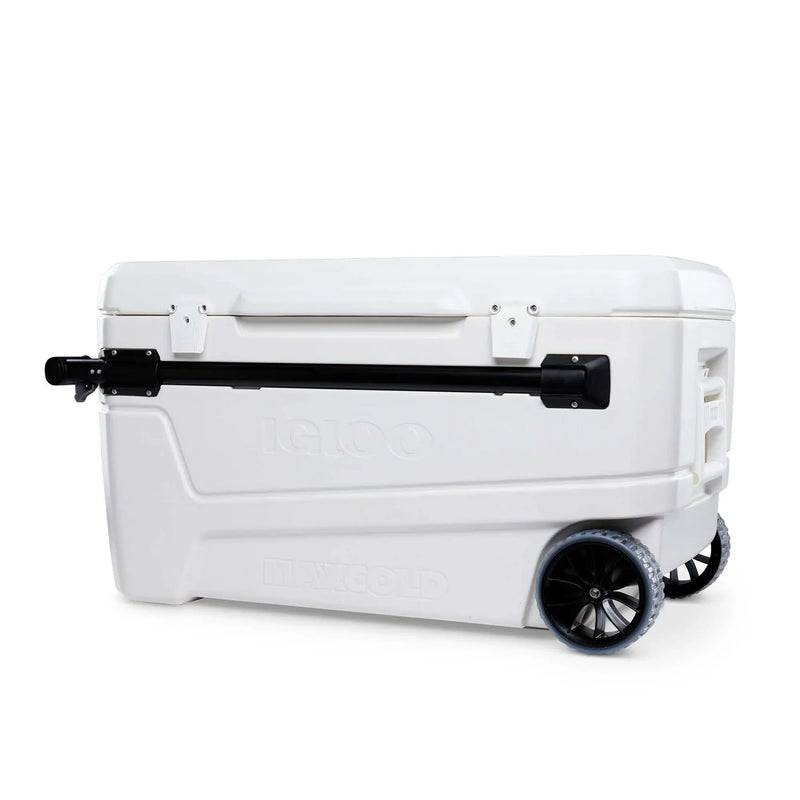 110 Qt Glide Pro Portable Large Ice Chest Wheeled Cooler X6