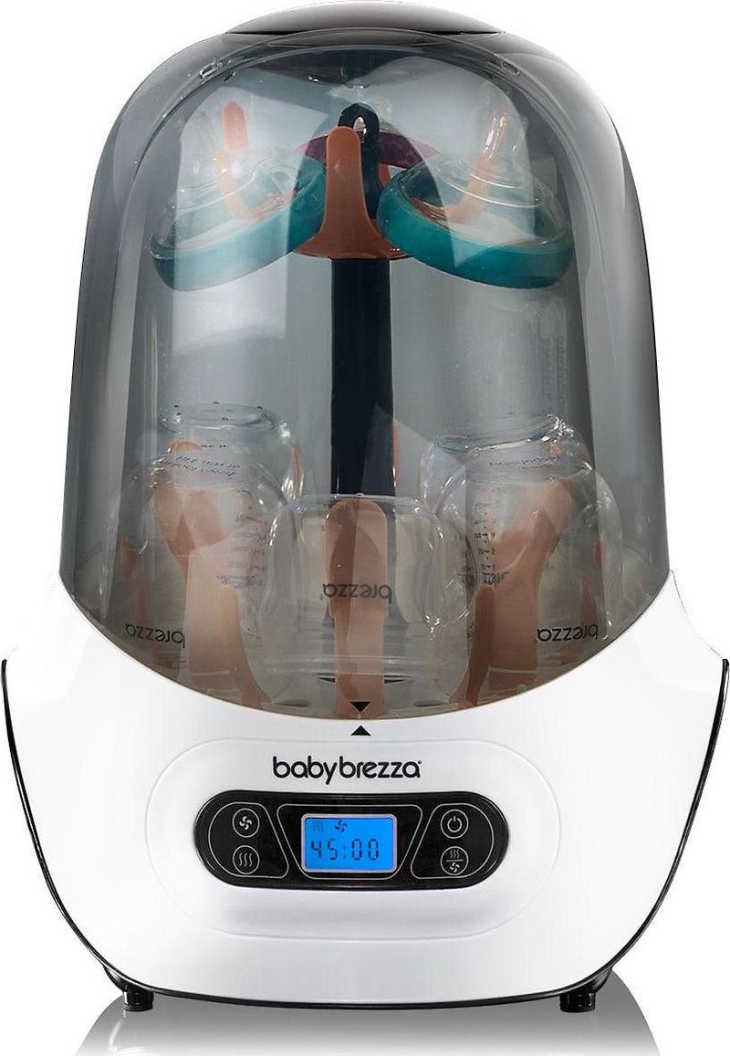 Baby Brezza Baby Bottle Sterilizer and Dryer Machine Electric Steam Sterilization - Pacifiers. Glass. Plastic. and Newborn Feeding Bottles F1