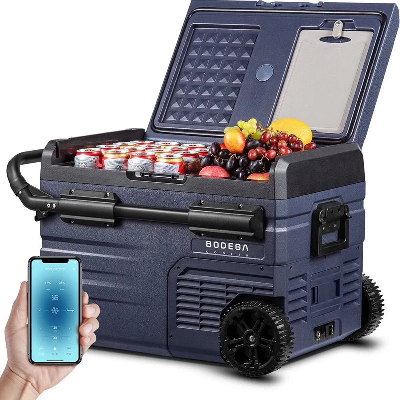 12 Volt 37 Qt. Portable Car Refrigerator, Car Freezer for Outdoor, Camping, Travel, RV,APP Control G1