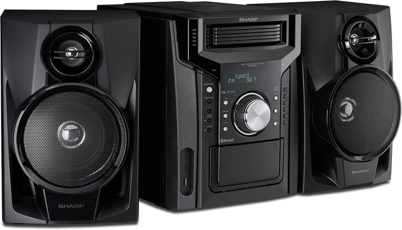 CD-BH950 240W 5-Disc Mini Shelf Speaker System with Cassette and Bluetooth J6