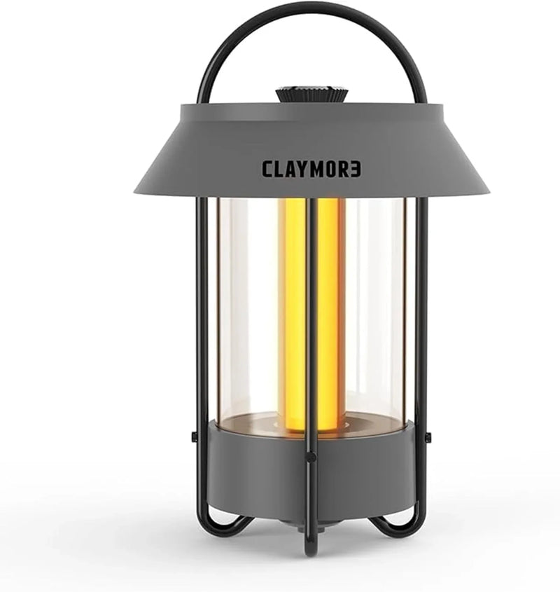Desk Lamp (Dark Gray) - A beautiful portable outdoor lamp, featuring 4 different lighting heads, equipped with a 6700 mAh rechargeable battery, with a brightness of up to 660 lumens, and featuring waterproof functionality. Suitable for Halloween deco M8