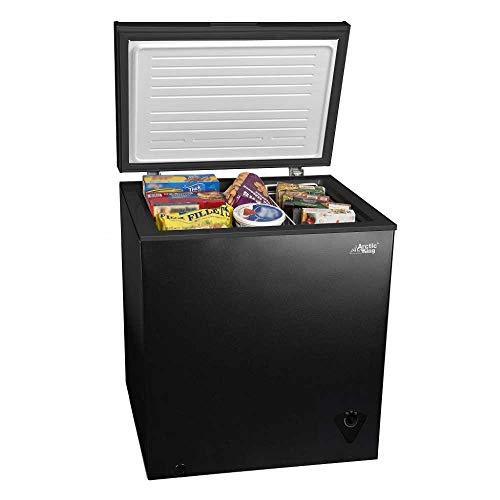5 cu ft Chest Freezer for Your House, Garage, Basement, Apartment, Kitchen, Cabin, Lake House, Timeshare, or Business N7