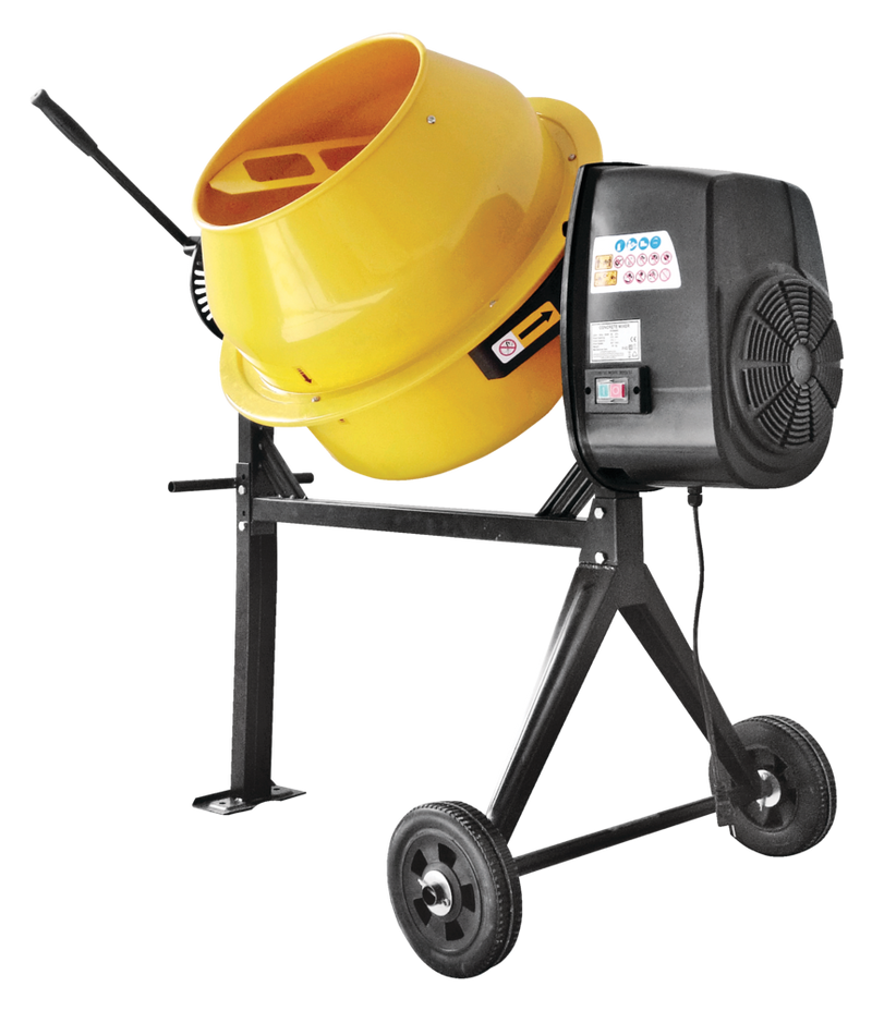 74013 5A Portable Electric Concrete Mixer, 115-L/4-cu-ft O3