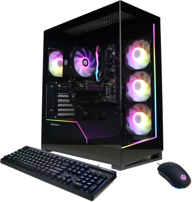 Gaming PC, Intel Core i5-13400F 2.5GHz, GeForce RTX 4060 8GB, 16GB DDR5, 1TB PCIe Gen4 SSD, WiFi Ready & Windows 11 Home (GXiVR8060A24) F9