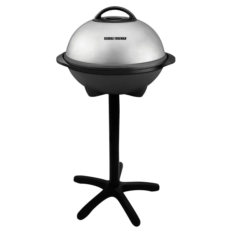 George Foreman Silver 12 Servings Upto 15 Electric Grill C8
