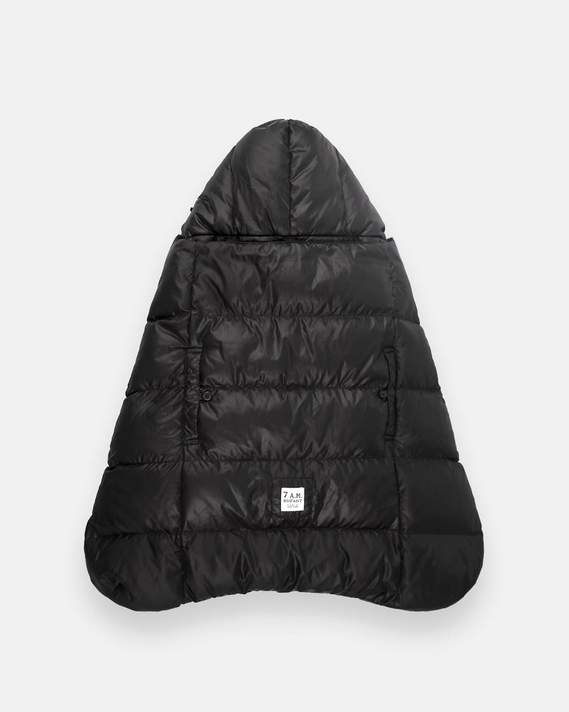 7AM Enfant Heavyweight, K-Poncho Black Plush S6