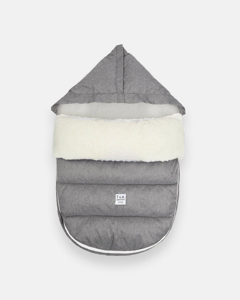 7AM Enfant LambPod, Fleece Lining, Heather Grey C9
