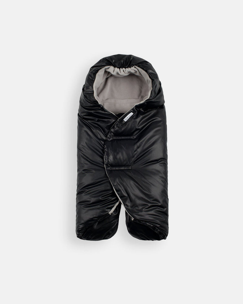 7AM Enfant Nido Fleece Lining Infant Wrap, Black R7