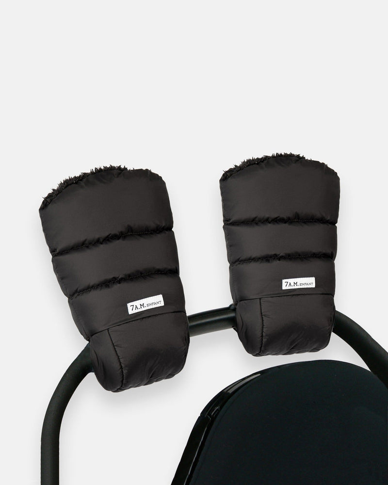 7AM Enfant Warmmuffs - Black Plush X9