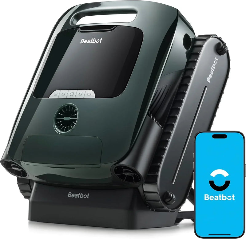 Beatbot AquaSense 2 Pro Cordless Pool Vacuum Robot, Unmatched 5-in-1 Cleaning, Surface Parking, Skims Water Surface with APP Control, Water Clarification, for Pools up to 3,875 Sq.ft 锟斤拷 Emerald Green J7