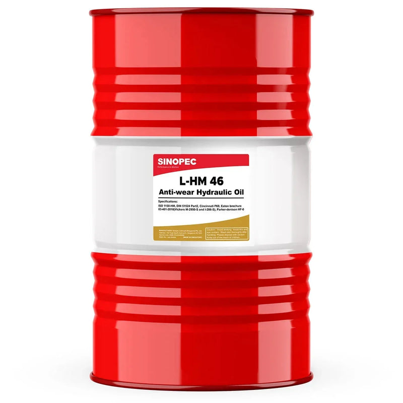 Premium Anti-wear Hydraulic Oil Fluid - 55 Gallon Drum (200L - 52.83 GAL) L8