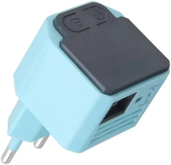 Wireless network dead zone problem Simple installation 300Mbps wireless signal enhancer and access point N300 Wireless signal extender - (Color: Blue) D8