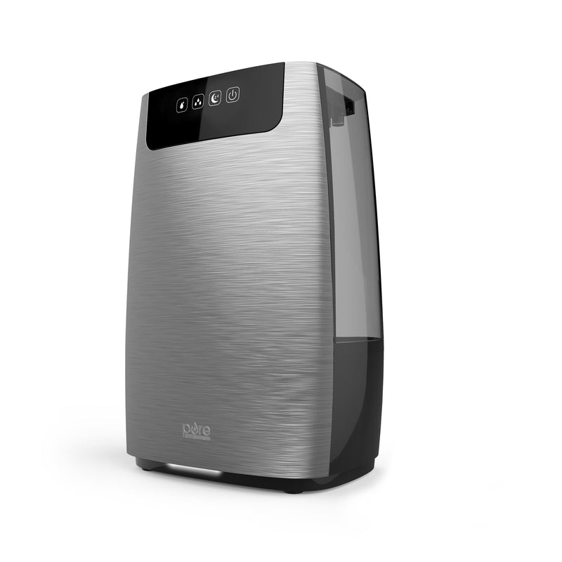 Enrichment HumeXL Ultrasonic Cool Mist Humidifier - Large, Easy-to-Clean Tank, High/Low Mist, 2 360 Mist Nozzles and Night Mode F3
