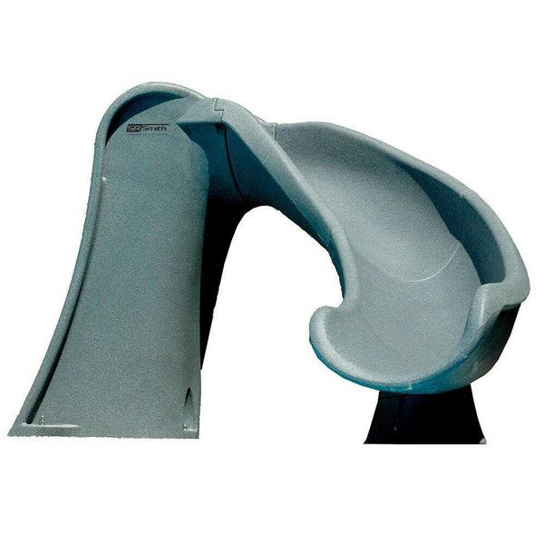 Cyclone Right Curve Swimming Pool Slide, Gray Granite E0