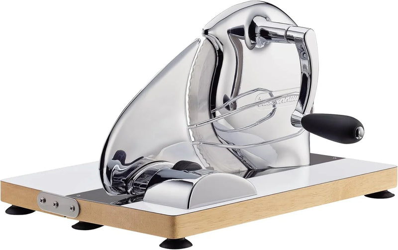 Stainless steel bread slicer (silver brown)) F8