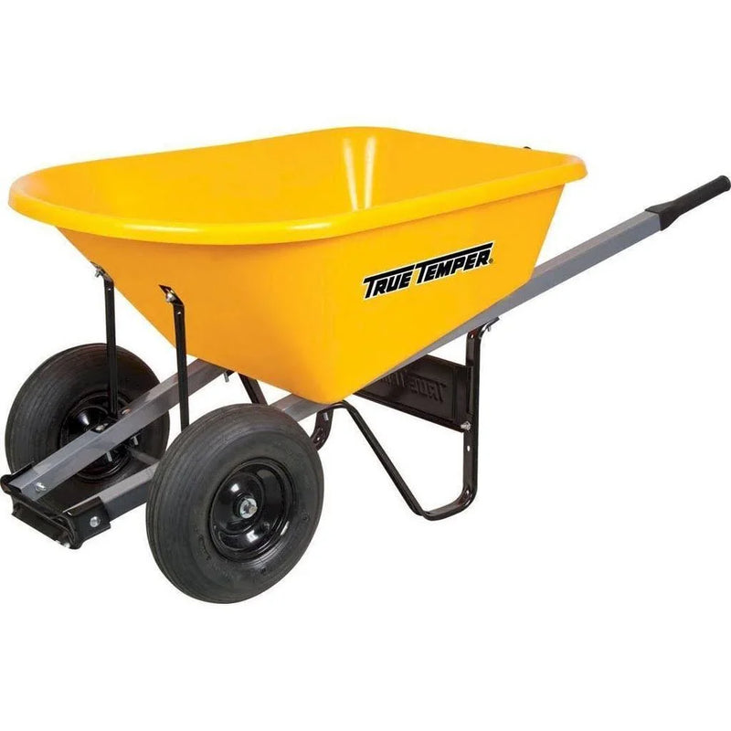 6 Cu. ft. Poly Wheelbarrow with Dual Wheels RP6DWLG8 X6